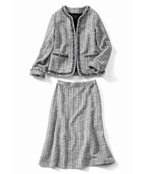 「Live in comfort」 セットアップ SMALL ブルーグレー レディース_画像2