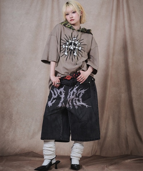 GALFY（ガルフィー） ハーフパンツ ワイドパンツ ジーンズ 「GALFY