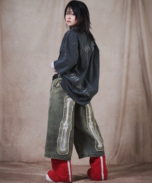 GALFY（ガルフィー） ハーフパンツ ワイドパンツ ジーンズ 「GALFY