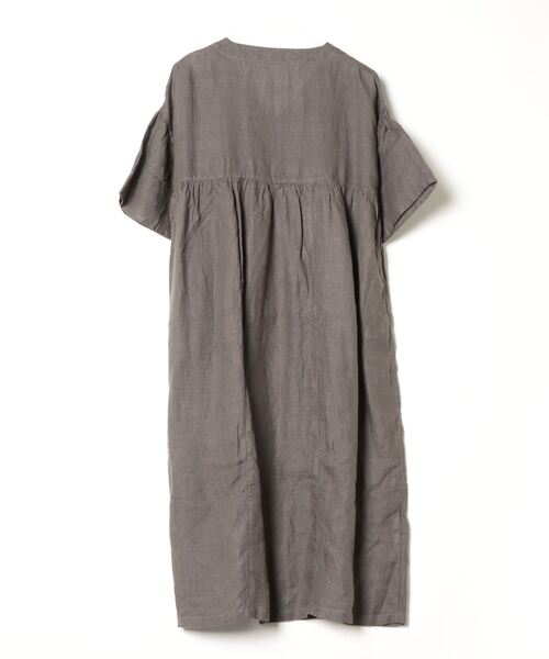 「fog linen work」 半袖ワンピース - グレー レディース_画像2