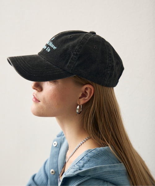 uchi. キャップ 帽子 ロゴ刺繍ベースボールキャップ レディース