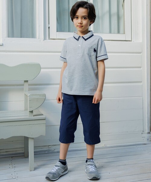 J.PRESS（J.プレス） ポロシャツ 「100-130cm」 T/Cライト鹿の子