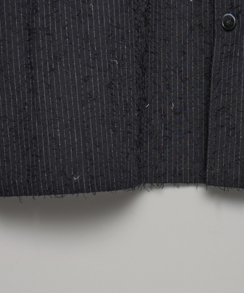 tシャツ 「M A S U」SHAGGY STRIPE HALF SLEEVE SHIRT メンズ_9