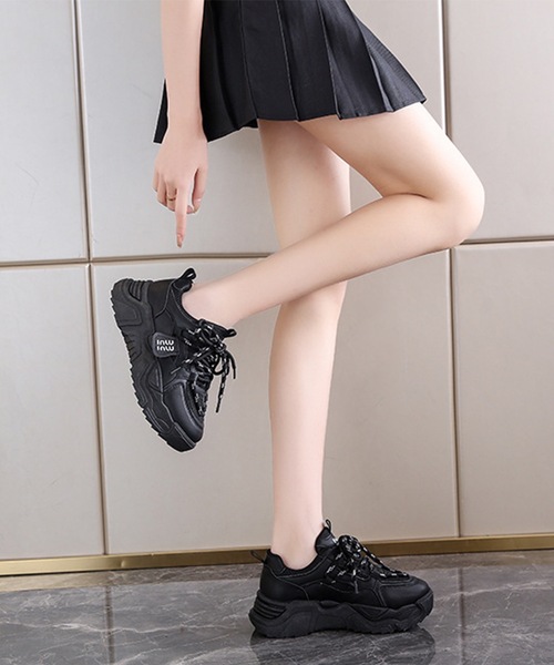 「Lace Ladies」 ローカットスニーカー 24 アイボリー レディース_画像3