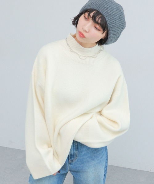 「PAGEBOY」 長袖ニット FREE ブルー レディース_画像3