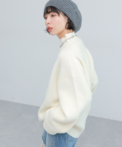 「PAGEBOY」 長袖ニット FREE ブルー レディース_画像4