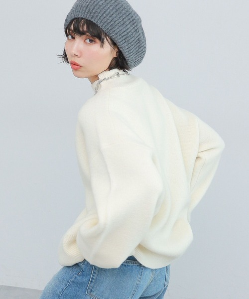 「PAGEBOY」 長袖ニット FREE ブルー レディース_画像5