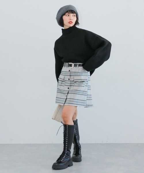 「PAGEBOY」 長袖ニット FREE ブルー レディース_画像7