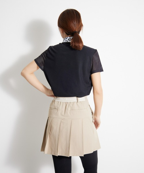「UNDOVE」 プリーツスカート X-LARGE ベージュ レディース_画像9