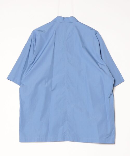 シャツ ATON (エイトン) SUVIN BROAD | WASHED HALF SLEEVE SHIRT メンズ レディースの画像