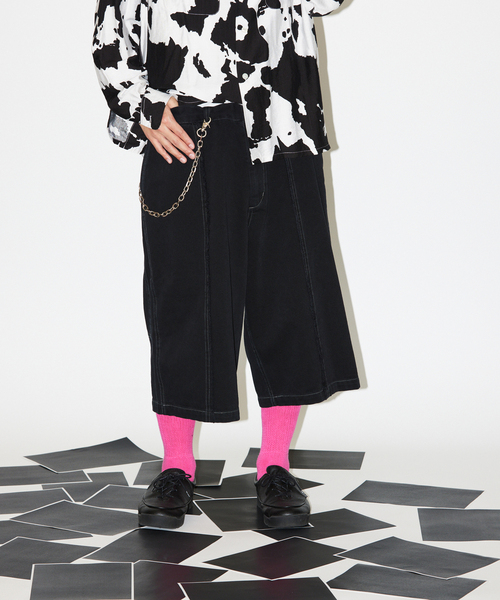NULL TOKYO 別注 バギー スリー クォーター　完売品 NULL ワイドパンツ パンツ NULL TOKYO / ヌル トウキョウ 別注 バギー