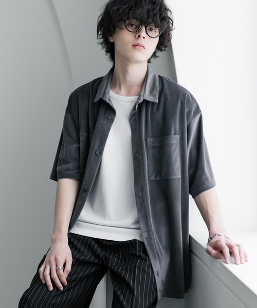 Rocky Monroe（ロッキーモンロー） シャツ 半袖 オーバーサイズ