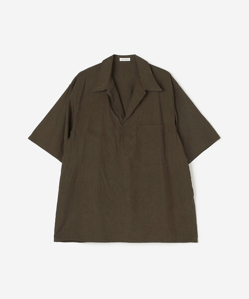 シャツ KAPTAIN SUNSHINE | シルク 半袖スキッパーシャツ MEN メンズの画像