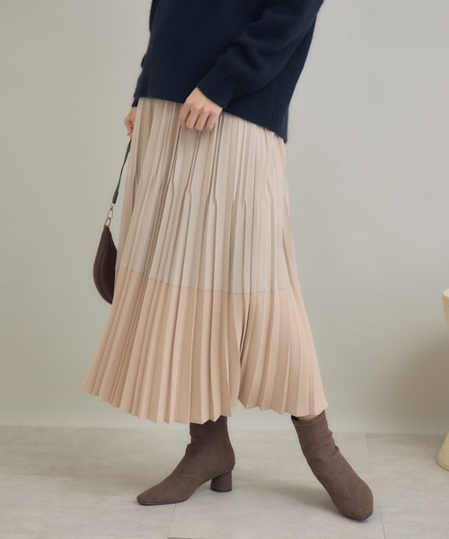 「KATHARINE ROSS」 プリーツスカート FREE グレー レディース_画像7