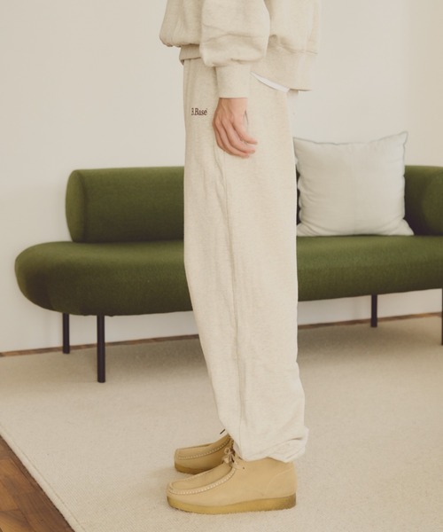 「BROKEN BASE」 スウェットパンツ MEDIUM ネイビー メンズ_画像4