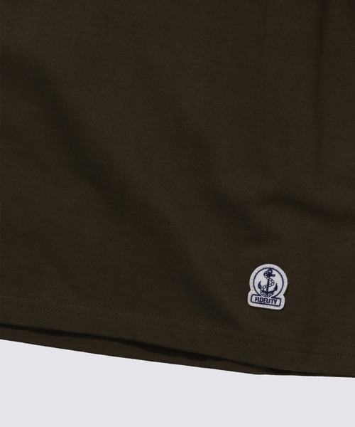 「FIDELITY」 長袖Tシャツ MEDIUM アイボリー メンズ_画像9