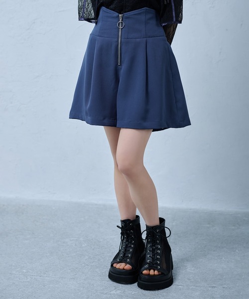 ワイドパンツ パンツ マルチWAYコルセットパンツ レディースの画像