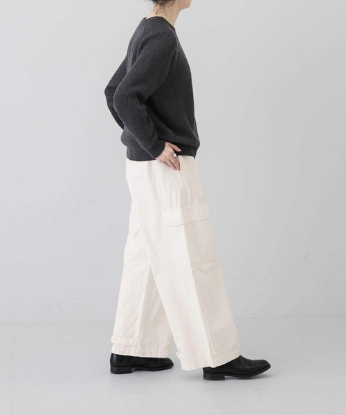 「かぐれ」 カーゴパンツ FREE オフホワイト レディース_画像8