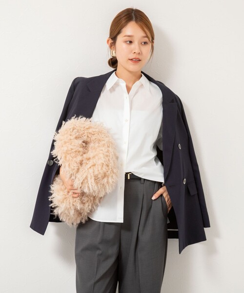 NOLLEY'S（ノーリーズ） 長袖シャツ 38 サックスブルー レディース