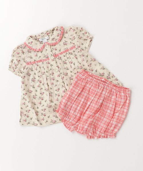 Polo Ralph Lauren Childrenswear ベビー フローラル コットン シャツ