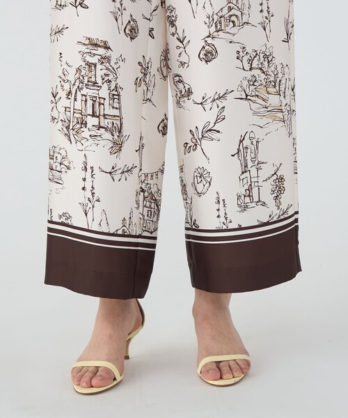 「TOMORROWLAND collection」 イージーパンツ 36 ネイビー レディース_画像8