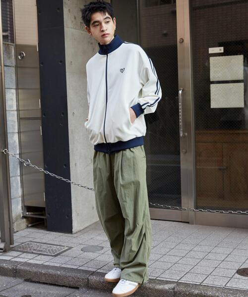 「WEGO」 ジャージブルゾン LARGE ブルー メンズ_画像7