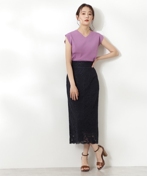 「N.(N. Natural Beauty Basic)」 ノースリーブニット MEDIUM ブラック レディース_画像2
