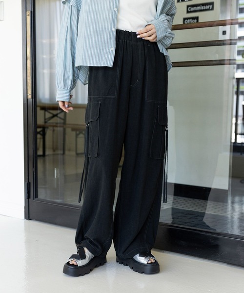 「niko and...」 カーゴパンツ MEDIUM ベージュ レディース_画像6