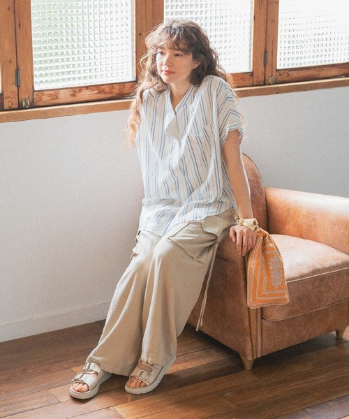 「niko and...」 カーゴパンツ MEDIUM ベージュ レディース_画像7