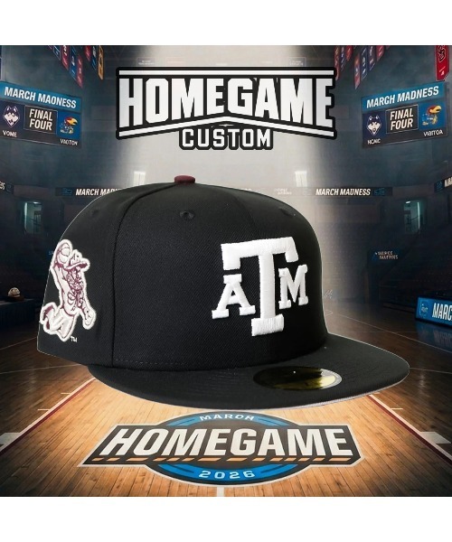 ニューエラ キャップ 帽子 メンズ ニューエラ「NEW ERA」- テキサスA＆Mアギーズ キャップ「Texas A＆M Aggies Ol’ Sarge 59FIFTY Black」