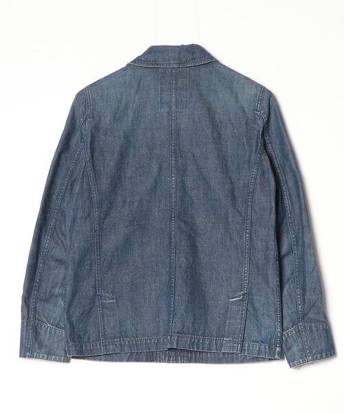 Danton（ダントン） 長袖シャツ 34 ブルー レディース : ZOZOTOWN