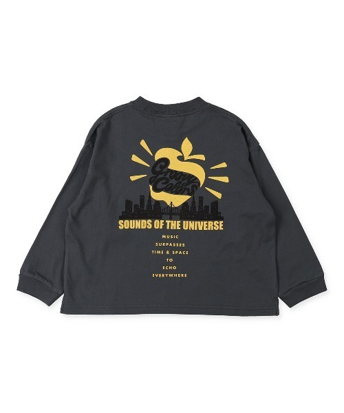 「GROOVY COLORS」 「KIDS」長袖カットソー 120 チャコールグレー キッズ_画像2