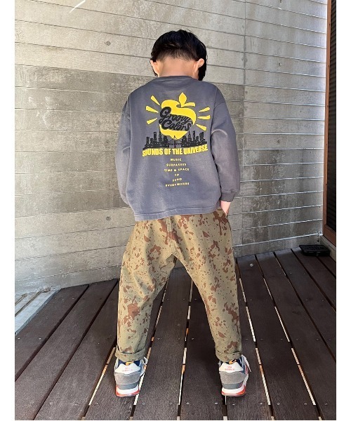 「GROOVY COLORS」 「KIDS」長袖カットソー 120 チャコールグレー キッズ_画像6