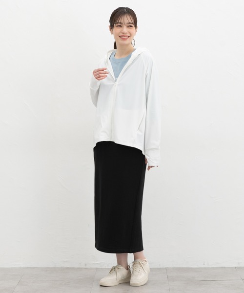 「Honeys」 ジップアップパーカー M イエロー レディース_画像2