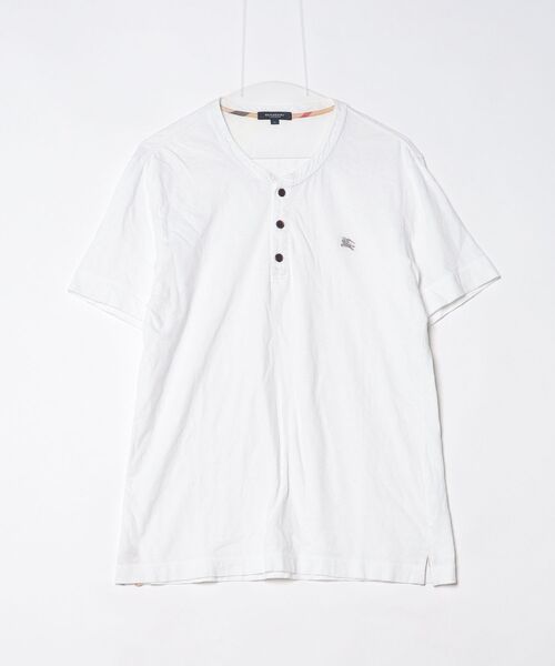 BURBERRY ホワイト Tシャツ XSサイズ 定番 シンプル 夏 白 BURBERRY（バーバリー） ワンポイント半袖Tシャツ L ホワイト メンズ