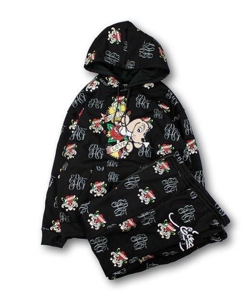 GALFY（ガルフィー） セットアップ X-LARGE ブラック メンズ