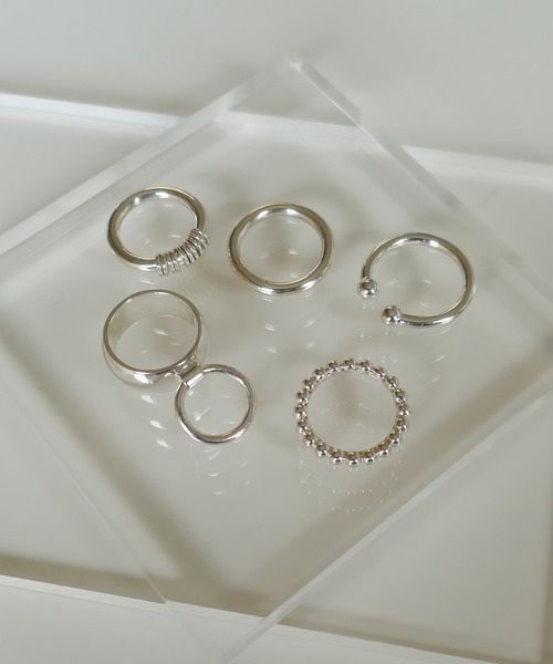 e.m.（イーエム） 指輪 リング 「ZOZOTOWN限定」thin フープリング