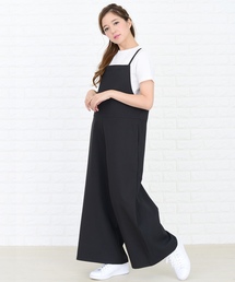 Lace Ladies オールインワン 2WAYゆったりワイドパンツ