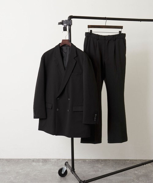 EMMA CLOTHES ダークデニムセットアップ　Ｌ EMMA CLOTHES（エマクローズ） セットアップ 「セットアップ」梨地