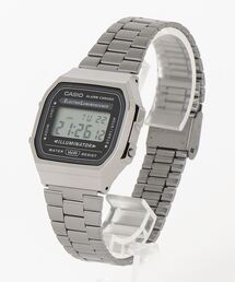 【新品・未使用】CASIO BASIC DIGITAL メタリック ブラック液晶 □CASIO（カシオ）□BASIC DIGITAL METALLIC（デジタル腕時計
