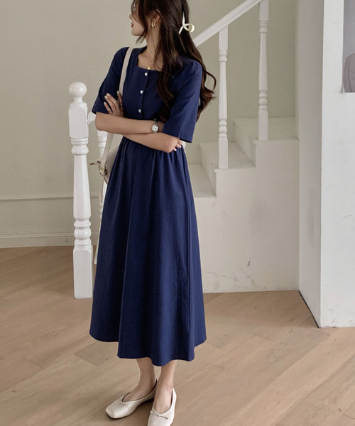 【新品】 EZUMi シャツワンピース 長袖 ウェストベルト付き 新品】 EZUMi シャツワンピース 長袖 ウェストベルト付き