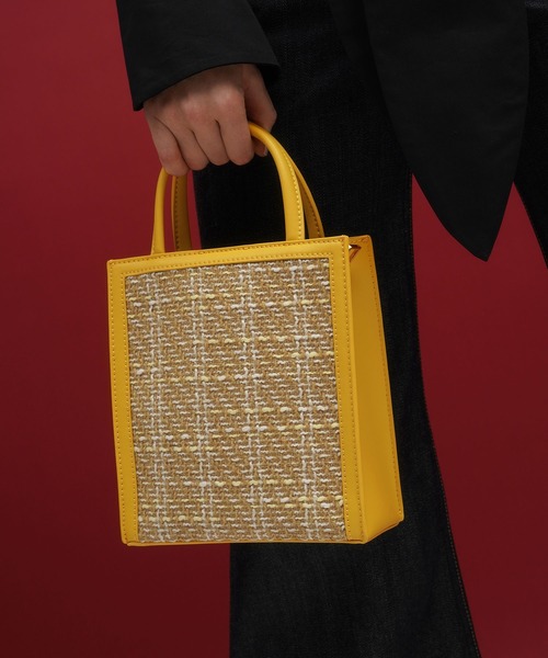 豊富な通販 トートバッグ バッグ ウーブンツイード トートバッグ / Woven Tweed Tote Bag ZOZOTOWN PayPayモール店 - 通販 - PayPayモール 爆買い即納