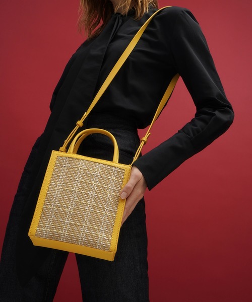 豊富な通販 トートバッグ バッグ ウーブンツイード トートバッグ / Woven Tweed Tote Bag ZOZOTOWN PayPayモール店 - 通販 - PayPayモール 爆買い即納
