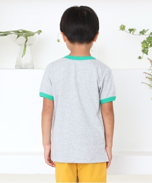 tシャツ Tシャツ 3連アーチロゴリンガー半袖Tシャツ80〜140cm キッズ  