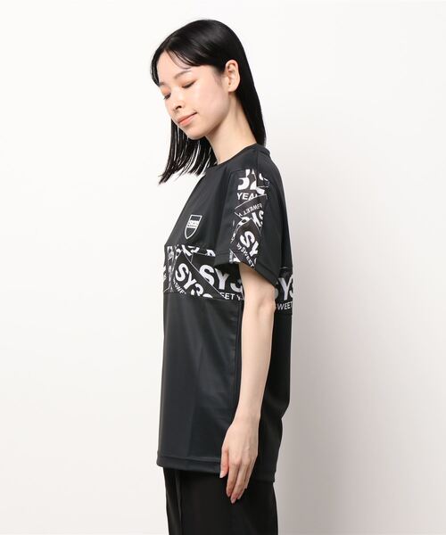 tシャツ 「73」「it」「SY32 by SWEET YEARS」ACTIVE EXCHANGE BOX LOGO TEE レディース メンズ SY32 by SWEET YEARS tシャツ 「73」「it」「SY32 YEARS」ACTIVE