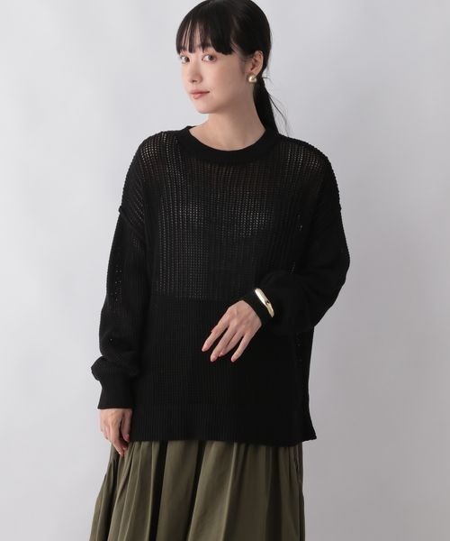 LOWRYS FARM（ローリーズファーム） ニット メッシュニット 163426