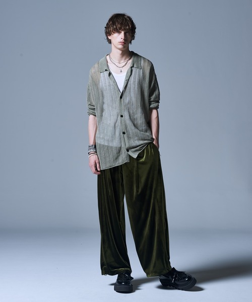 glamb（グラム） パンツ Velour Easy Pants / ベロアイージーパンツ