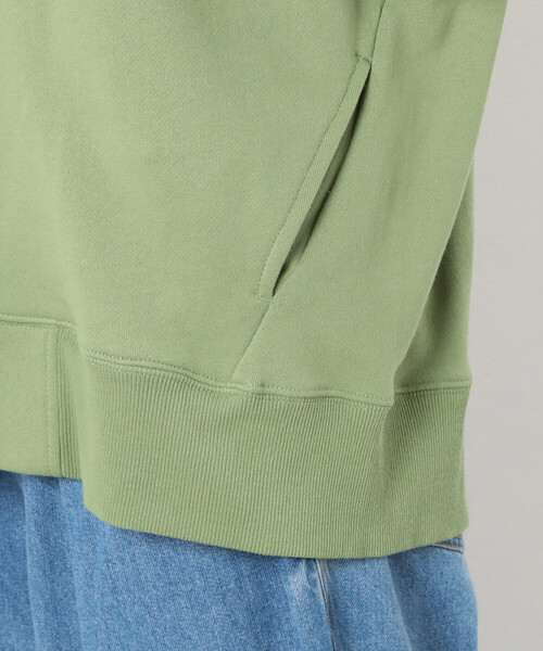 カーディガン 裏毛オーバーサイズクルーネックカーディガン レディース