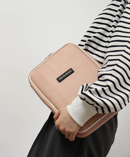 ルビーアイ　ポーチ CECIL McBEE ポーチ bon voyage マルチフラットポーチS