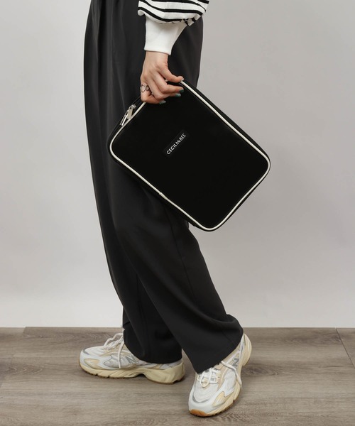 CECIL McBEE ポーチ bon voyage マルチフラットポーチS